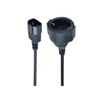 Cablexpert Schuko female - IEC C14 Cable 0.15m Μαύρο (PC-SFC14M-01)