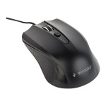 Gembird MUS-4B-01 Ενσύρματο Ποντίκι Black