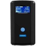 Tescom Leo Plus LCD 650A UPS Line-Interactive 650VA 390W με 2 Schuko Πρίζες