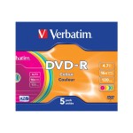Verbatim Εγγράψιμα DVD-R 16x 4.7GB 5τμχ