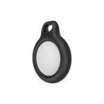 Belkin Secure Holder Keyring Θήκη Μπρελόκ Σιλικόνης για AirTag σε Μαύρο χρώμα