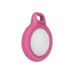 Belkin Secure Holder Keyring Θήκη Μπρελόκ Σιλικόνης για AirTag σε Ροζ χρώμα