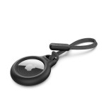Belkin Secure Holder with Strap Θήκη Μπρελόκ Σιλικόνης για AirTag σε Μαύρο χρώμα