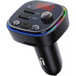 Vakoss Car RGB Bluetooth FM Transmitter