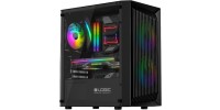 Logic Atos Gaming Mini Tower Μαύρο