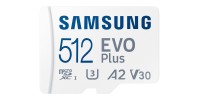 Samsung Evo Plus microSDXC 512GB Class 10 U3 V30 A2 UHS-I με αντάπτορα