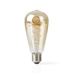 Nedis SmartLife Smart Λάμπα LED Filament 4.9W (E27 ST64) 360lm Ψυχρό/Θερμό Λευκό