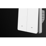 Gosund SW9 Διακόπτης με Πλαίσιο Χωνευτός Διπλός Λευκός 