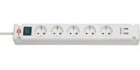 Brennenstuhl Πολύπριζο 5 Θέσεων με 2 USB-A, Διακόπτη και Καλώδιο 3m