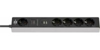 Brennenstuhl Πολύπριζο 5 Θέσεων με 2 USB-A, 1 USB-C, Διακόπτη και Καλώδιο 1.5m