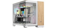 Corsair 2500X Midi Tower Λευκό/Bamboo Wood