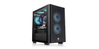 Thermaltake Versa H16 TG ARGB Micro Tower Μαύρο