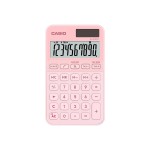 Casio SL-310YC Αριθμομηχανή Λογιστική 10 Ψηφίων σε Ανοιχ΄τό Ροζ Χρώμα
