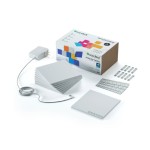 Nanoleaf Canvas Smarter Kit WiFi Διακοσμητικό Φωτιστικό με Φωτισμό RGB Hexagon LED Λευκό 9τμχ