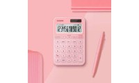 Casio MS-20YC Απλή Αριθμομηχανή 12 Ψηφίων σε Ροζ Χρώμα