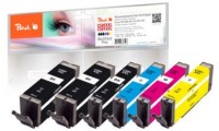 Peach PI100-397 Πακέτο Συμβατών Μελανιών InkJet Canon PGI-580XXL, CLI-581XXL Πολλαπλό (Color) / Μαύρο
