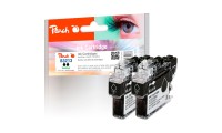 Peach PI500-255 Συμβατό Μελάνι Εκτυπωτή InkJet Twin Pack Brother LC-3213BK