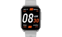  QCY GS S6 Smartwatch με Παλμογράφο Γκρι