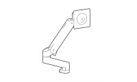 Ergotron LX Pro Monitor Arm Expansion Kit (Black)