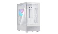  Silverstone Lucid 04 Micro Tower Κουτί Υπολογιστή με Πλαϊνό Παράθυρο και RGB Φωτισμό Λευκό