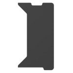 Genesis Holm Modular 40 Side Table Top (Right)