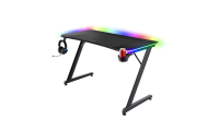 Trust GXT 710 Luminus Pro RGB Gaming Desk - Black 
