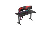 Huzaro Hero 8.7 RGB Electric Gaming Desk Black
