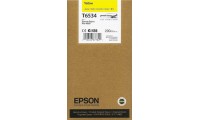 Epson T6534 Yellow 200ml Γνήσιο Μελάνι Εκτυπωτή InkJet Κίτρινο (C13T653400)